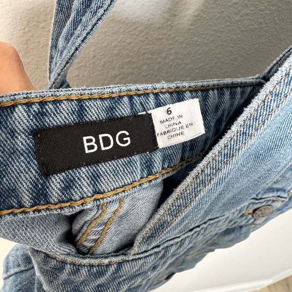 BDG Blue Denim Overall Dress size 6 - Picture 9 of 12